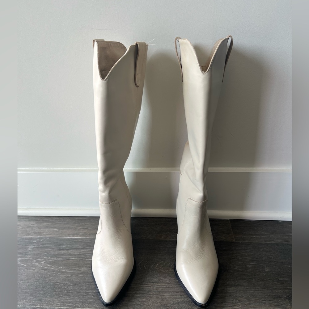 Matisse Stella Western Boot (Bone Color)